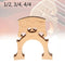 Professional Cello Bridge For 3/4 Size Cello Exquisite Maple Material