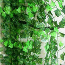 7.8ft Artificial Grape Vine Faux Ivy Leaf Garland Plants K6Z6 S8I7