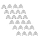 24 Pack Marine Boat Stainless Steel Large Clamshell Vent  Wire Cable Cover