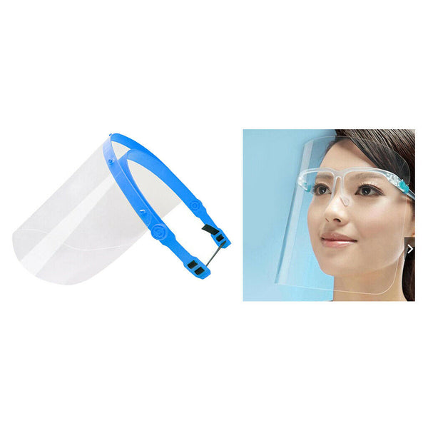 2x Safety Face Shield Cover Guard BBQ Cooking Visor Hat Windproof Washable