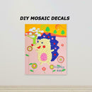 DIY Handmade Paper Rubbing Painting Animals Paper Stickers Children Toys