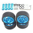 RC Rubber Wheel Rim Tyre for WLTOYS 144001 124018 124019 RC Car Parts