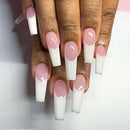 500pcs/Bag Natural Color French Nail Art Tips Manicure Artificial False Tip