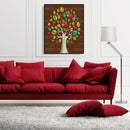 Painting By Numbers Kit DIY Color Tree Hand Painted Canvas Oil Art Picture