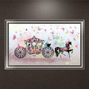 Princess Carriage 5D Diamond Embroidery Painting Cross Stitch DIY Craft