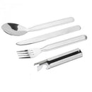 Stainless Steel Cutlery Four-Piece Set Camping Cutlery Combination Cutlery