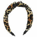 Leopard Twist K Pattern Headband Sweet Chiffon Print Hair Band Fashion H K2D5