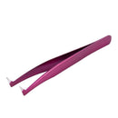 Pro Beauty Precise Straight Curved Eyebrow Eyelashes Extension Tweezers