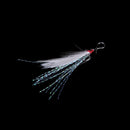 10pcs 49mm blade Lure pendant bloodstreams feather fishing lure tackle single 3C