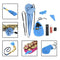 Slade 10-In-1 Saxophone Cleaning Care Kit Belt Cork Grease Thumb Rest Cushi