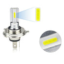 2Pcs Car Fog Light Cob H4 30W Led Headlight Dc12V-24V 6500K Highlight Turn