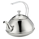 2L Tea Kettle Coffee Pot Steel Stovetop Teapot Stove Teakettles Silvery