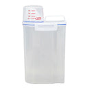 2kg Food Storage Container Dry Food Dispenser Box 180ml Cup H9Q2