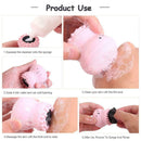 Jellyfish Shaped Silicone Face Cleanser Powder Puff Brush Facial Cleaner Brush