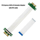 PCI Express 36Pin Male to Male Interface 1x Extender Adapter with FPC Cable