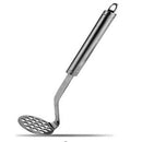 Practical Stainless Steel Tube Handle Potato Masher Mashed Vegetable Device H1O1
