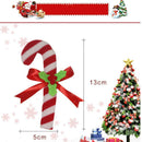 6pcs Cartoon Santa Claus Christmas Snowman Christmas Decor Crutch Pen