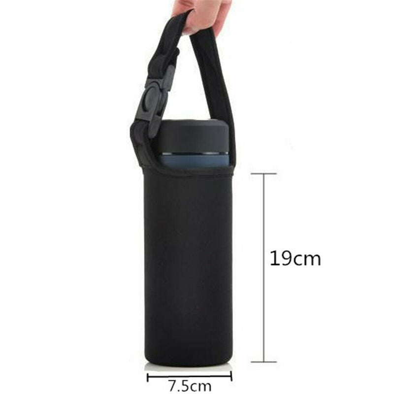 Water Bottle Sleeve Cover Neoprene Insulated Bag Case Pouch Carrier Protect