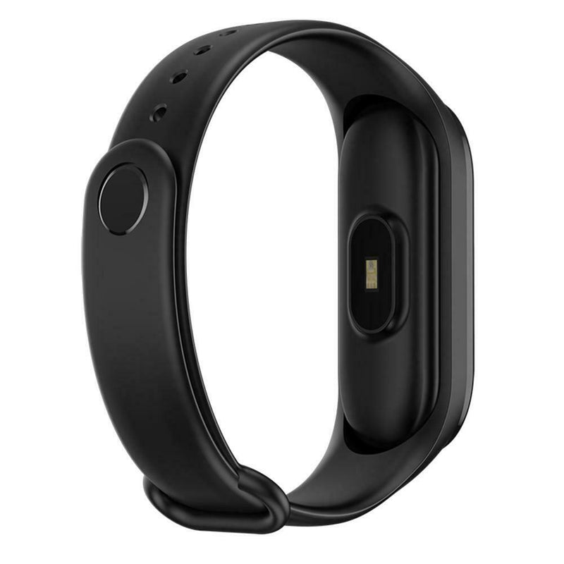 M3 Blood Pressure Oxygen Heart Rate IP67 Waterproof Smart Bracelet (Black)