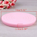 14cm DIY Pan Baking Tool Cake Plate Turntable Rotating Anti-skid Cake Stand 3C