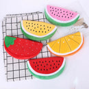 Cute Fruit Watermelon Cactus Plush Pencil Case Cosmetic Bag Pen Box for Gir