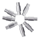 8 Pieces Sturdy Aluminum Inline Skate Roller Skating Wheels Spacers for 8mm
