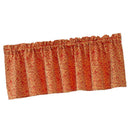 One Set Red Rod Pocket Short Tier Curtains Panels Half Drapes for Bathroom