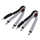 1Pair Mens Shirt Stays Garters Military Holder Non-slip Clamps Leg Suspender Gw