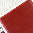 Dark Brown Office Folder A4 Multi-Function Binder Plywood Pu Belt Manager P