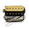 Electric Guitar Humbucker Pickups Bridge Alnico V Pickup (Zebra + black)