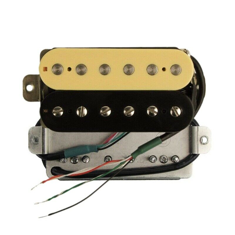 Electric Guitar Humbucker Pickups Bridge Alnico V Pickup (Zebra + black)