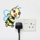 DIY Bee Diamond Painting Luminous Switch Stickers Outlet Wall Decals Decor