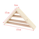 Pet Bird Perch Platform Stand Wood for Small Animals Parrot Parakeet Conure