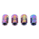 4pcs Colorful Hexagonal Aluminum Car Motorcycle Tire Valve Stem Caps Covers