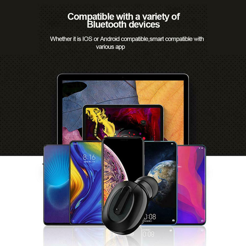 T1 Mini Wireless Bluetooth Earphone Single In-Ear Sports Earbud Headset (A)