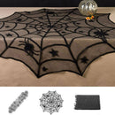 Halloween Table Runner Spider Web Lace Halloween Table Flag Table Cover New