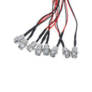 8 LED 5mm White Color Red Color LED Light Set for HSP RC CarsJA,a