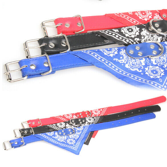 Hot New Large Adjustable Pet Dog Cat Bandana Scarf Collar Neckerchief