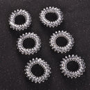 6pcs Clear Elastic Rubber Hair Ties Hairband Rubber Rope HairBand