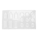 7Pcs Round Pointed Tip Nylon Hair Brush Set with 3 Pieces Paint Tray Palette