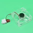 5 Colors LED 80mm 12V 4Pin 80mmx25mm 8025 DC Cooling Fan For Computer Case FT