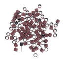 100pcs 1/2" 80Grit Sander Paper Sanding Bands Polishing Rotary OZ