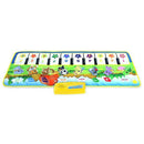 Piano Keyboard Dancing Mat Electronic Funny Animal Press Carpet Musical Bla A8H8