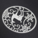 Christmas Deer Oval Cutting Die Stencil Embossing Scrapbooking Album Craft A