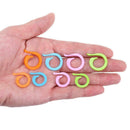 20pcs Colorful Plastic Pins Sweater Mark Buckle Needle Knit Yarn DIY Tools