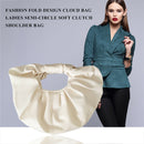 Women Shoulder Bag Female Pleated Dumpling Handbags Purses Travel Soft Clutch