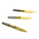 10x Titanium Coated Carbide Pcb Engraving Cnc Bit Router Tool 30 Degree 0.1 Z5E4