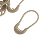 20pcs Zipper Pulls Cord Rope Ends Lock Zip Fastener For Jacket/Clothing/Bags