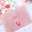 1 box strawberry Paper Stickers Diary Decor Diy Scrapbooking StationerySticker3C