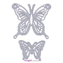 2 Butterfly Frame Metal Cutting Dies Scrapbooking Die Craft Decorative